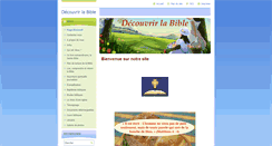Desktop Screenshot of decouvrir-la-bible.com